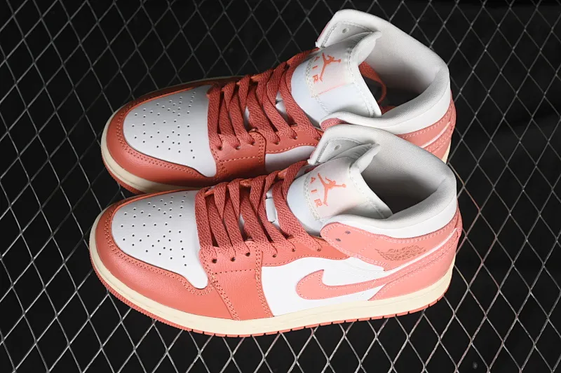 All categories Air Jordan Jordan series basketball shoes Air Jordan 1 Mid G version pure original Air Jordan 1 Mid AJ1 Joe 1 Sunshine Orange DQ8426-180